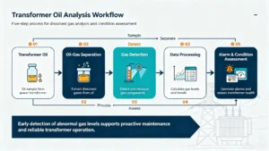 Transformer DGA Online Monitoring System Workflow