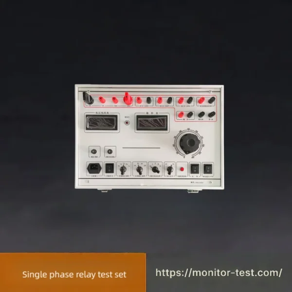 Single phase relay test set