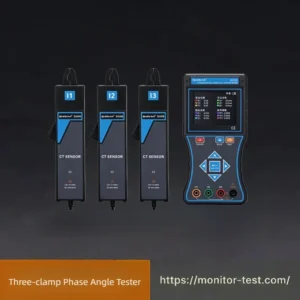Three-clamp Phase Angle Tester
