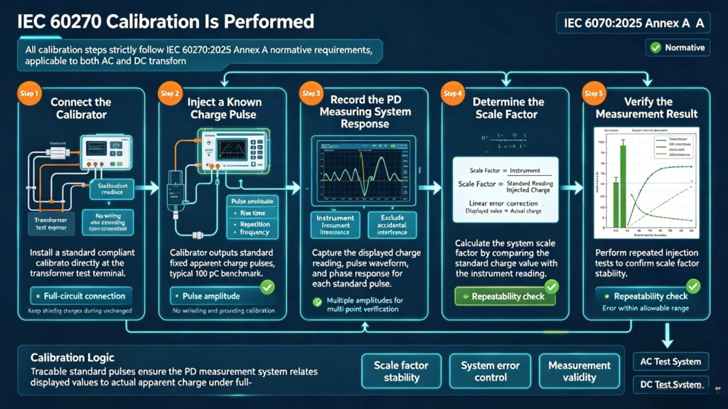 How IEC 60270 Calibration Is Performed