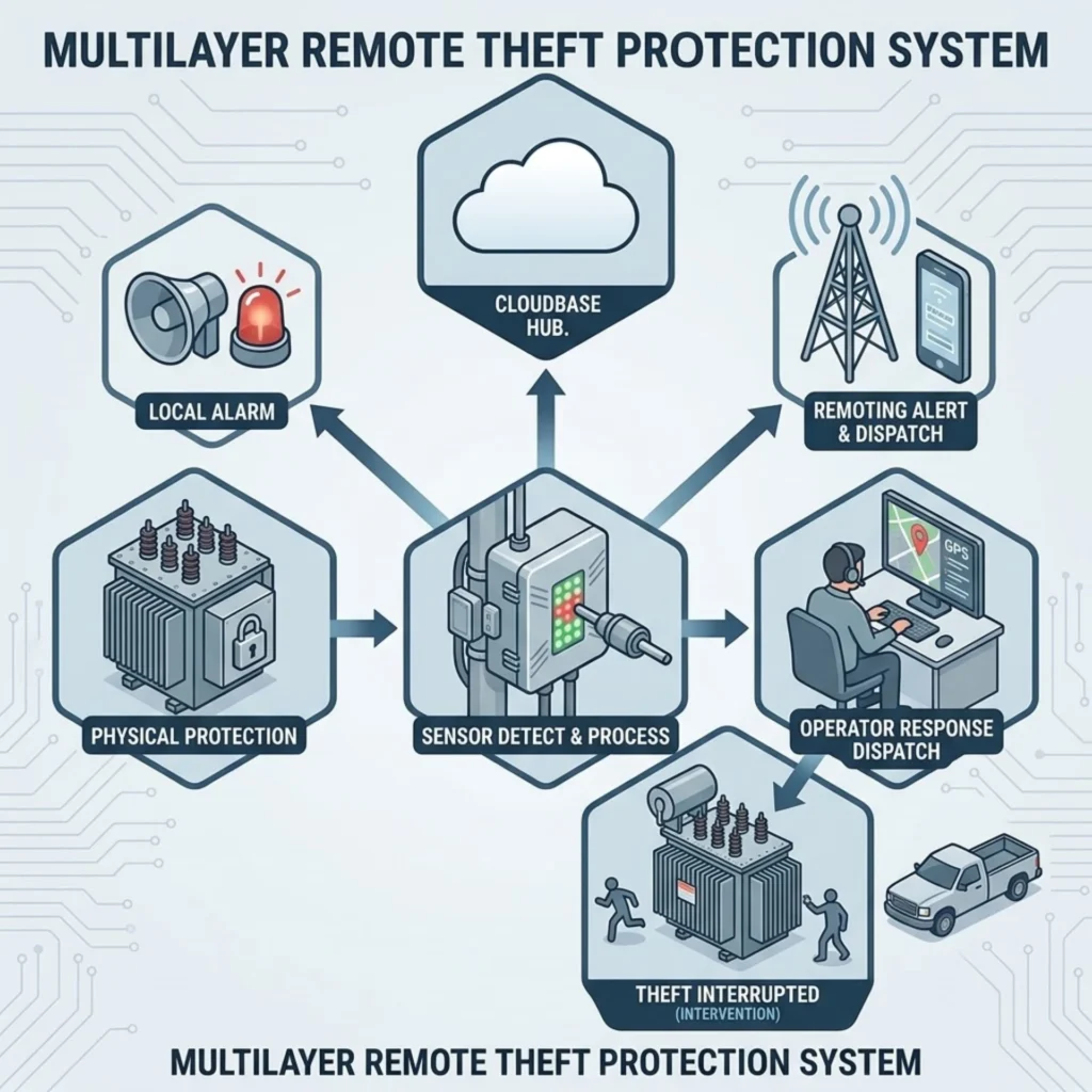Remote Transformer Monitoring for Theft Prevention