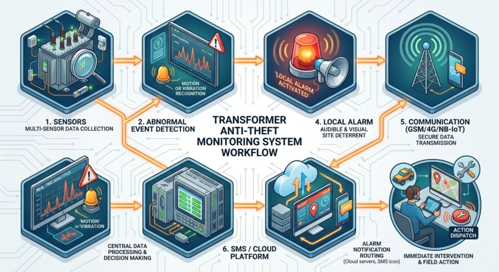 How a Transformer Anti-Theft Monitoring System Works