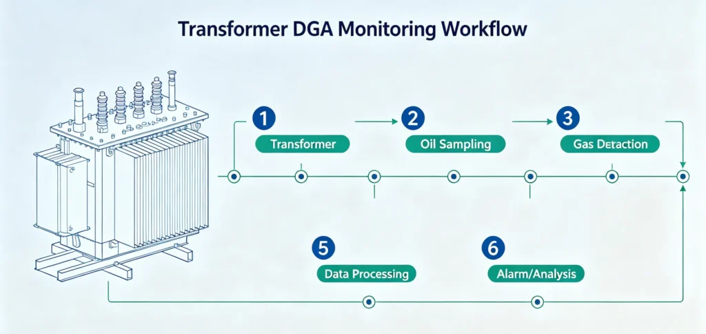 Transformer DGA Monitoring Workflow