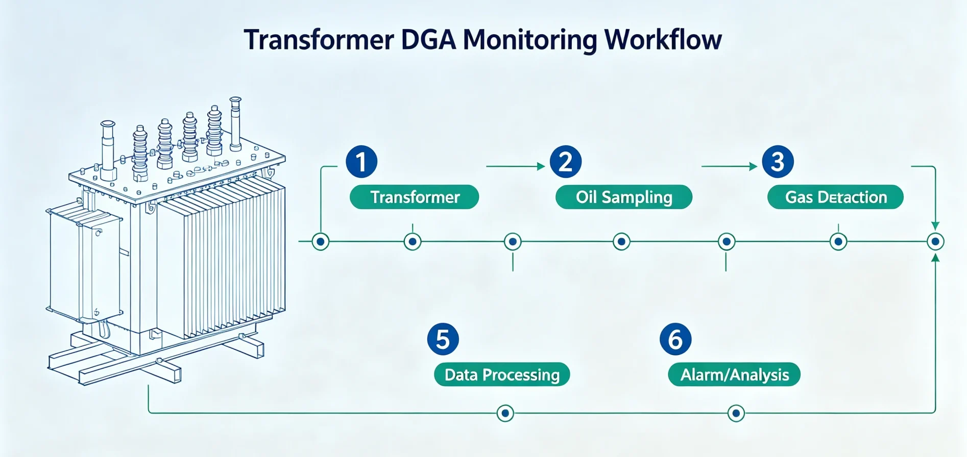 Transformer DGA Monitoring Workflow