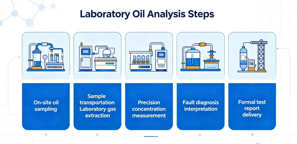 Laboratory Oil Analysis Steps