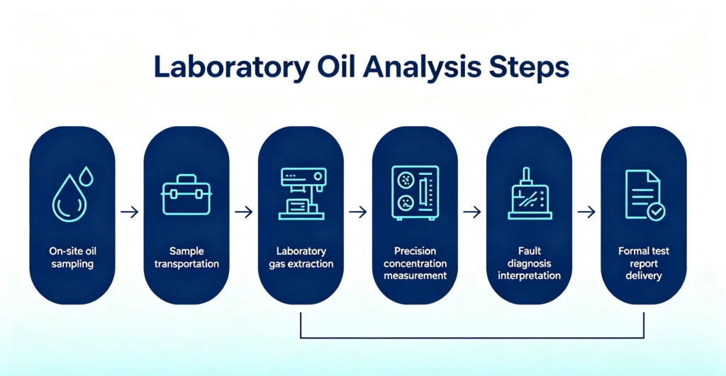 Laboratory Oil Analysis Steps