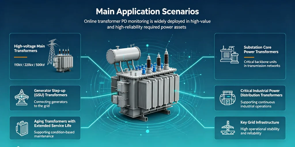 Application of Online Transformer PD Monitoring