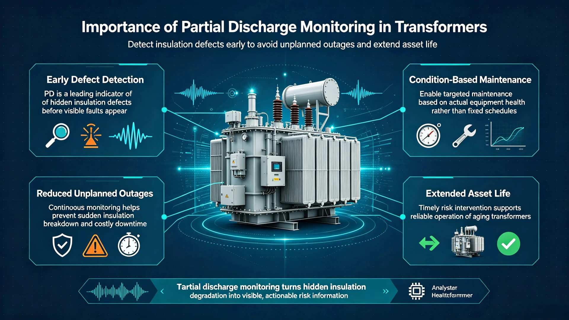 Importance of Partial Discharge Monitoring in Transformers