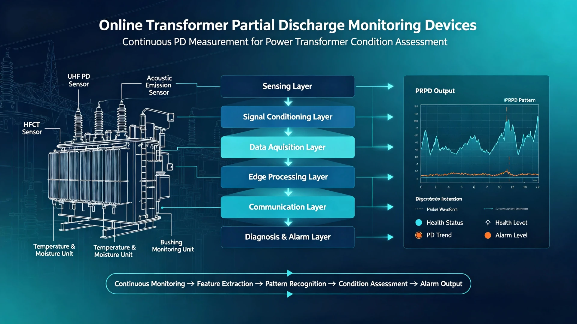 Online Transformer Partial Discharge Monitoring Devices