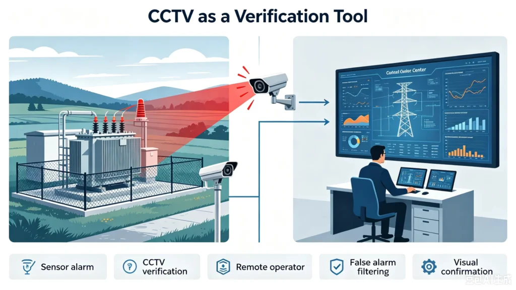 CCTV Verification for Remote Substations