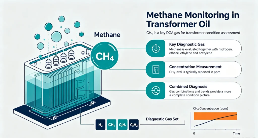 Methane in Transformer Oil
