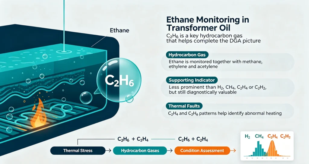 Ethane in Transformer Oil