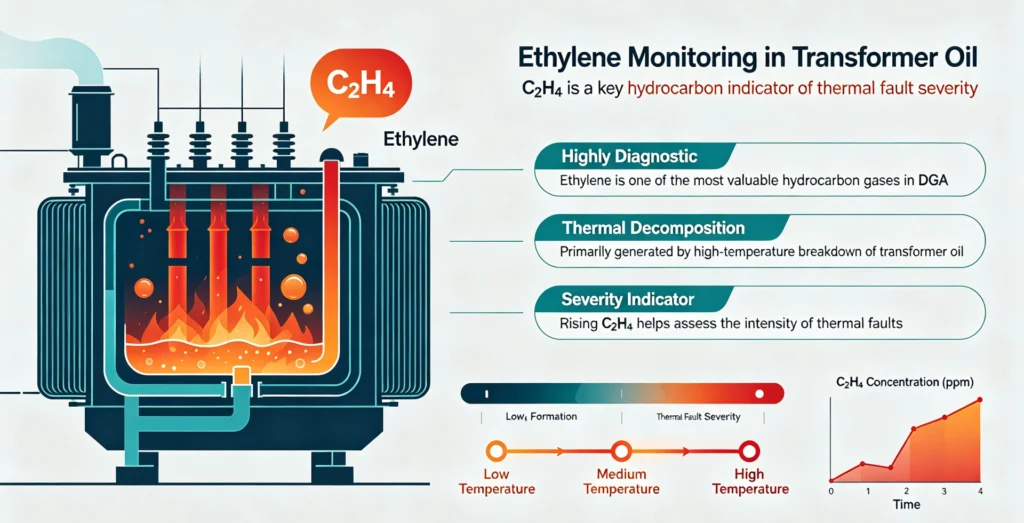 Ethylene in Transformer Oil