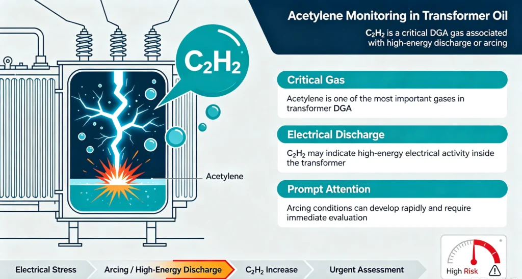 Acetylene in Transformer Oil